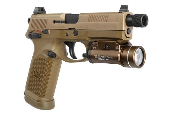 The Streamlight TLR-1 HL handgun light is IPX7 rated water resistant